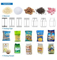 Machine d'emballage et de pesage entièrement automatique VFFS pour pop-corn, noix, chips, snacks et granulés, certifiée CE, prix usine, vente chaude