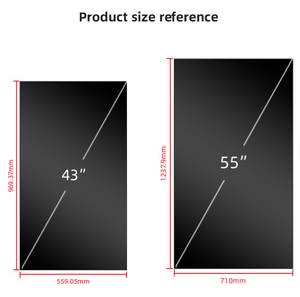 Ultraflacher Wandmontierter 43-Zoll-Vollfarbiger LCD Digital Signage mit 1 Jahr Garantie für Geschäftsförderung, Medizinische Behandlung, Ausstellungshalle - Product Image 5