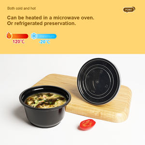 TeGuan milieuvriendelijke wegwerpbaar magnetronbestendig plastic schaal met aangepast logo, voedselcontainer voor kamperen, salade, soep, verpakkingsmodel - Product Image 2