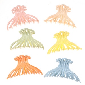 MIO <span class=keywords><strong>Pince</strong></span> à cheveux grande et élégante à dents longues, type griffe de <span class=keywords><strong>crabe</strong></span>, 10,5 cm de long, pour queue de cheval et chignon, accessoire capillaire pour femme - Product Image 1