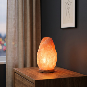 Lámpara de Sal Rosa del Himalaya OEM, 100% Natural, Tallada en Cristal de Roca, Estilo Pakistaní, Impermeable, Artesanía Natural Personalizada - Product Image 1