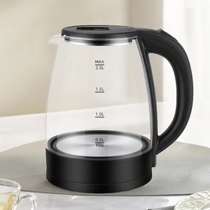 All'ingrosso 1500W uso domestico riscaldatore <span class=keywords><strong>bollitore</strong></span> <span class=keywords><strong>elettrico</strong></span> di alta qualità <span class=keywords><strong>bollitore</strong></span> di <span class=keywords><strong>vetro</strong></span> portatile - Product Image 2