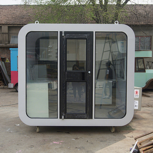 Casetta prefabbricata a forma di mela BD <span class=keywords><strong>in</strong></span> offerta, ufficio pod con arredamento interno - Product Image 1