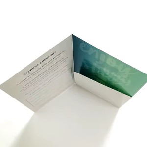 הדפסה במפעל <span class=keywords><strong>a4</strong></span> a5 נייר מצגת קובץ תיקיות עסק לוגו מותאם אישית תיקיות העסק עם כיסים - Product Image 3