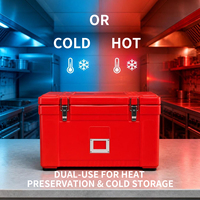 Conteneur isotherme pour aliments de 60 L, boîte thermique pour le transport de riz, idéal pour la restauration, les restaurants, les hôtels, les cantines