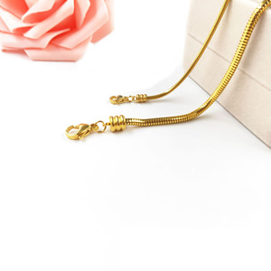 3MM Cadenas De Acero Inoxidable Waterproof <strong>Jewelry</strong> Rope Snake Chain <strong>Stainless</strong> <strong>Steel</strong> Bracelet Gold Diy Bracelet Bulk Charm - Product Image 2