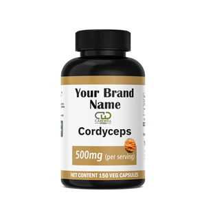 แคปซูลสารสกัดถั่งเช่าฮาลาล OEM รับผลิตอาหารเสริมสมุนไพรฉลากส่วนตัว แบรนด์ตามสั่ง ผู้ผลิต 500 แคปซูล - Product Image 3