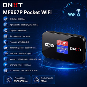 DNXT Router WiFi Portatile WiFi6 300Mbps Mini WiFi Tascabile WPS 3000mAh 4G con Slot SIM Modalità AP Universale per Viaggi - Product Image 2