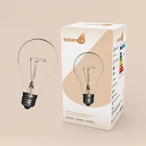 <span class=keywords><strong>Ampoule</strong></span> GLS bombilla à incandescence A55 A60 A70 transparente givrée 25w 40w 60w 75w 100w 150w 200w E27 B22 - Product Image 1