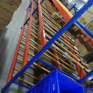 Fangding đa lớp Con lăn Kệ hệ thống kho lưu trữ bánh xe Kệ carton dòng chảy giá siêu thị carton lưu trữ Kệ - Product Image 2