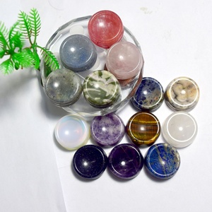 HZ Venta al por Mayor de Bases para Esferas de Gemas con Grabado Temático de Cristal Natural para Decoración del Hogar, Adorno Navideño, Base para Esfera de Piedra Preciosa Mini, Ángel - Product Image 5