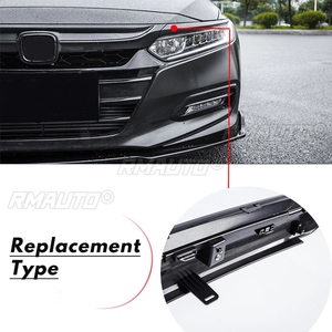 Pour Honda Accord Berline 10ème Génération 2018-2020 4 Portes, Grille de Pare-chocs Avant de Remplacement, Style Fibre de Carbone Brillant 2019 - Product Image 6
