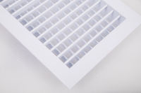Grilles d'aération en aluminium et plastique au design moderne, diffuseurs de plafond, conduits de ventilation linéaires HVAC