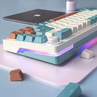 Usine 68 touches clavier de jeu mécanique personnalisé 65% 2.4G sans fil type-c filaire Hotswap clavier de jeu mécanique