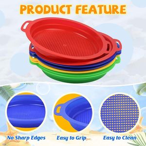 Multicolor <b>Sieves</b> Plastic <b>Sifter</b> Backyard Park Party Favor and Beach Promotion Gift for 3-Year-Old Children to Use - Product Image 3