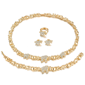 Ipmin USA phong cách 2020 Hot Bán thời trang 18K vàng mạ <span class=keywords><strong>xo</strong></span> trang sức <span class=keywords><strong>Set</strong></span> - Product Image 2