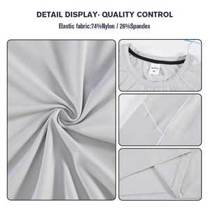 Camiseta sin mangas con cuello redondo para hombre, 74% nailon, 26% elastano, de secado rápido, chaleco deportivo refrescante para senderismo, correr y hacer ejercicio - Product Image 4