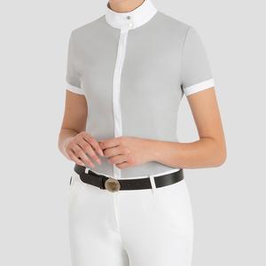 Chemise d'équitation pour femme avec logo personnalisé, tissu extensible à séchage rapide, chemise d'équitation pour l'équitation - Product Image 6