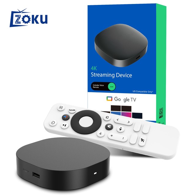 TV Box Q2plus 4K Android 10 with WiFi6 No Buffering Voice Remote-1 Year Warranty for UK/US Markets