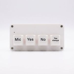Teclado con Entrada de Voz por IA y Respuesta Rápida para Servicio al Cliente de Comercio Electrónico |   Asistente de Chat de Ventas con Plantillas Inteligentes W855 - Product Image 1