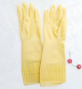 Gants <span class=keywords><strong>de</strong></span> cuisine ménagers en caoutchouc épais et allongés, imperméables, pour la vaisselle et le linge, vente en gros - Product Image 4