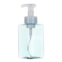 Bouteille carrée pour savon, Mousse, savon et Gel de douche, 10 pièces, 250, 450, 650ml