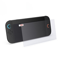 Estuche de Cristal para Nintendo Switch OLED, Película Protectora de Vidrio Templado 3D 9H, Juego de Herramientas Anti-Golpes para Consola de Juegos