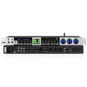 FX50 ses işlemcisi dijital efektler USB arayüzü ile Karaoke yankı dijital Preamp etkisi Dj ekipmanları