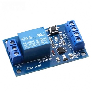 Relay Module 5V 12V Single Button Bistable Module One Key Car Modification Start-Stop Self Locking Car Modification <b>Switch</b> - Product Image 1
