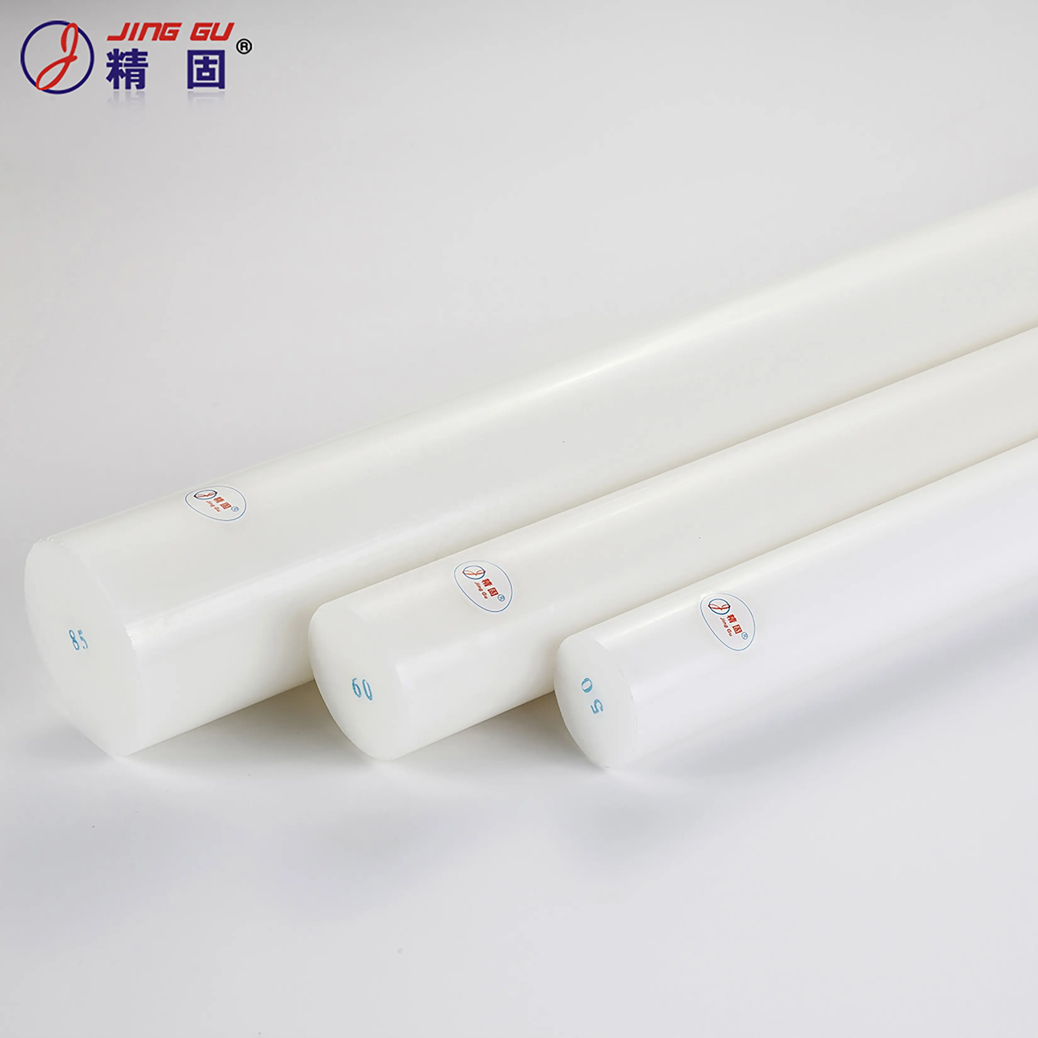 उच्च घनत्व Polyethylene (एचडीपीई) प्लास्टिक रॉड स्टॉक 60mm x 1000mm