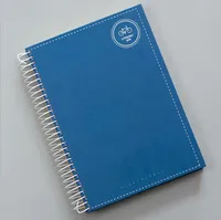 Carnet/Agenda HQB en papier kraft recyclé écologique, reliure spirale, couleurs personnalisées, emballage, formats A5/A6