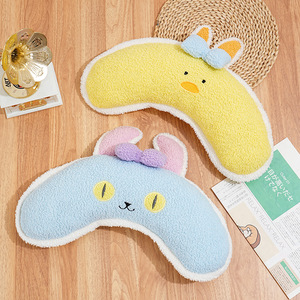 Nuovo orsacchiotto di fabbrica in velluto Pet fiocco mezza luna e cuscino a forma di U per il sonno profondo o il gatto Step-on latte Spot giocattolo - Product Image 4