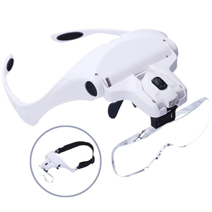 LARREX LR-MF09 bandeau lumineux LED 1.0X/1.5X/2.0X/2.5X/3.5X <span class=keywords><strong>Lunettes</strong></span> grossissantes pour la lecture et la réparation - Product Image 5