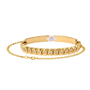 Diamond <b>Bracelet</b> 316L Stainless Steel PVD Gold Plated Sustainable Resistant Jewelry for Women - Product Image 2