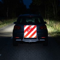 Placa Reflectante de Aluminio con Marca ECE 104R, Placa de Señalización de Seguridad Trasera para Camiones y Remolques, Proveedor Certificado
