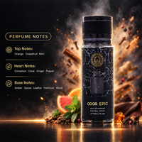 Parfum Arabe Original de Luxe en Gros 110ml pour Hommes avec Fragrance Épicée Cannelle Clou de Girofle Cuir Ambre Craquelé
