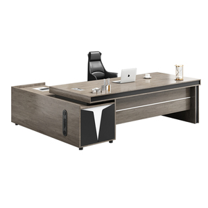 Simple, moderno, escritorio de jefe, engrosado, muebles de Gerente Ejecutivo, Panel de madera, combinación de escritorio de presidente de oficina - Product Image 5