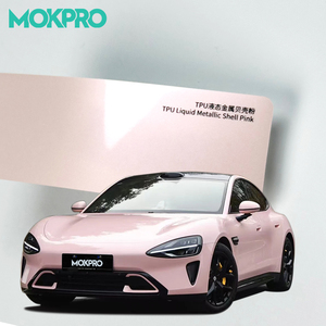 Vỏ bảo vệ xe hơi chất liệu TPU kim loại lỏng màu hồng, tự phục hồi và chống xước cao cấp, bảo hành 5 năm - Product Image 1