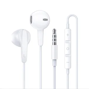 Venda imperdível fones de ouvido universal Android com fio fones de ouvido com fone de ouvido de 3,5 mm para iPhone, Huawei, Samsung