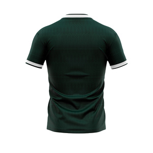 T-shirt de sport unisexe à manches courtes en tricot respirant et anti-plis, entièrement personnalisé par sublimation HEALY avec logos - Product Image 4