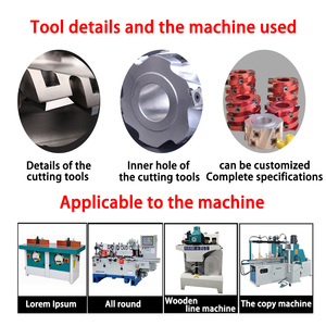 Lame diamantée non revêtue personnalisable YUFU, couteau spiralé détachable, support OEM, HRC 65-93, fraise conventionnelle à une seule dent pour - Product Image 5