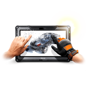 แท็บเล็ต Getac F110 ขนาด 11.6 นิ้ว ทนทานเต็มรูปแบบ หน้าจอสัมผัส รุ่นที่ 12 ใช้ซีพียู Core I5 I7 สำหรับงานอุตสาหกรรม ใช้งานกลางแจ้ง พร้อมระบบปฏิบัติการ F110 Getac - Product Image 2