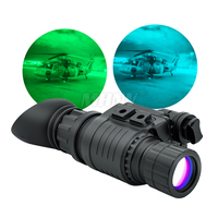 MHNV PVS14 NVM Generasi Kedua Monokuler Penglihatan Malam NVG Kacamata FOM1400 P43 Penglihatan Malam Tahan Air 3 Tingkat Kecerahan
