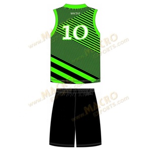 Sublimación personalizada Impreso Transpirable Unisex Sin mangas Baloncesto Jersey Set Slim Fit Uniforme - Product Image 2
