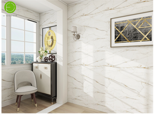 Pegatinas de pared de mármol UDK, rollo de espuma de vinilo de 1,2 M * 3m, papel tapiz de mármol, autoadhesivo impermeable para decoración Interior del hogar - Product Image 5