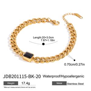 กำไลข้อมือสแตนเลสชุบทอง 18K ลายผีเสื้อประดับเพชร สไตล์พุทธ ดีไซน์ทันสมัย ขายดีสำหรับผู้หญิง - Product Image 6