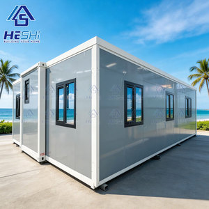 Casa Contenedor HeSHi 1126, Vivienda Modular Prefabricada Moderna, Unidad de Vivienda Rectangular, Exterior Gris - Product Image 1