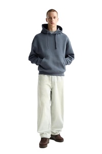 Sweat-shirts à capuche surdimensionnés en molleton 100% coton de qualité supérieure, personnalisables, pour hommes, avec poches et lacets pour l'hiver - Product Image 5