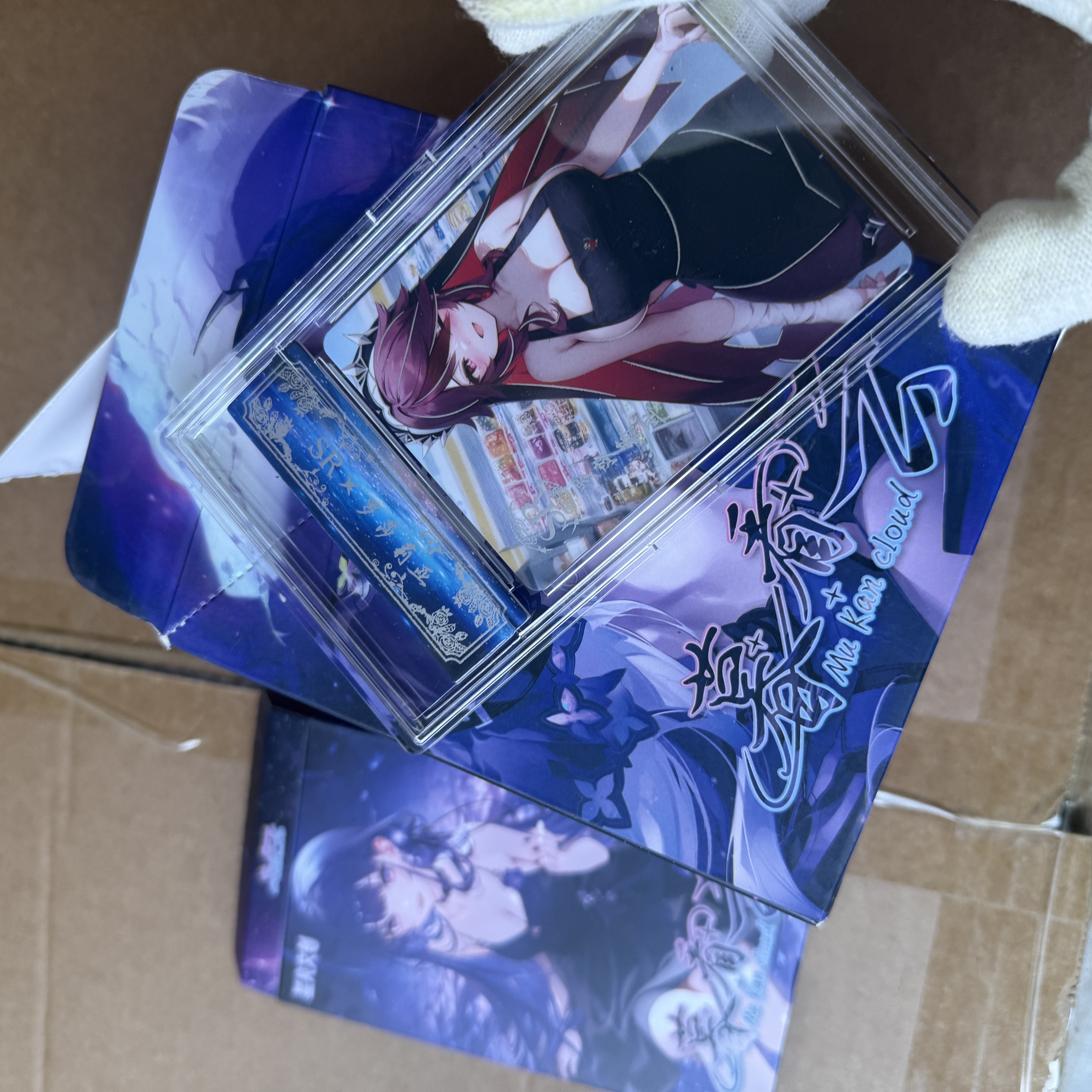 mix di mattoncini acrilici anime IP ragazze 1 foglio/scatola