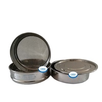 Stainless Steel Laboratory Test Sieve Particle Size Analysis for Powders Soils Aggregates